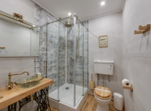 luxury remodeled bathroom